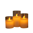 LED Flameless Candle Real Wax Remote Dimmer & Timer