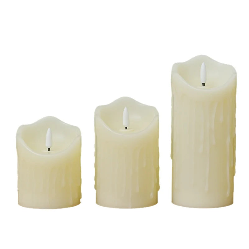 LED Flameless Candle Realistic Flicker Battery Operated