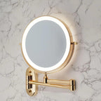 LED Makeup Mirror Rechargeable Adjustable Magnification