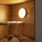 LED Motion Sensor Light USB Rechargeable & Battery Magnetic Mount