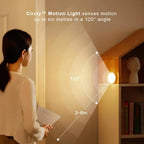 LED Motion Sensor Light USB Rechargeable & Battery Magnetic Mount