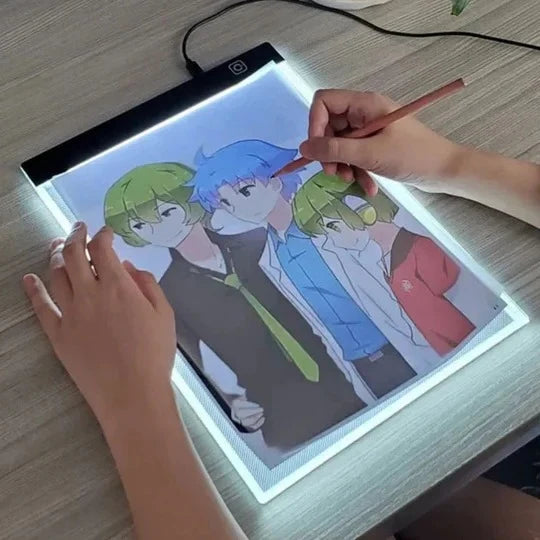 LED Tracing Light Pad Ultra-Thin Adjustable Brightness USB-Powered