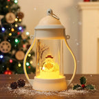 Lantern Battery-Powered Warm LED Reindeer Cutout