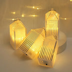 Lantern LED Crystal Finish Warm Ambient Light