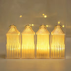 Lantern LED Crystal Finish Warm Ambient Light