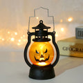 Lantern Pumpkin Face LED Metal Frame