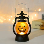 Lantern Pumpkin Face LED Metal Frame
