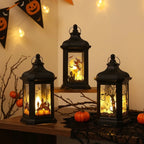Lantern Witch & Bats LED Warm Light