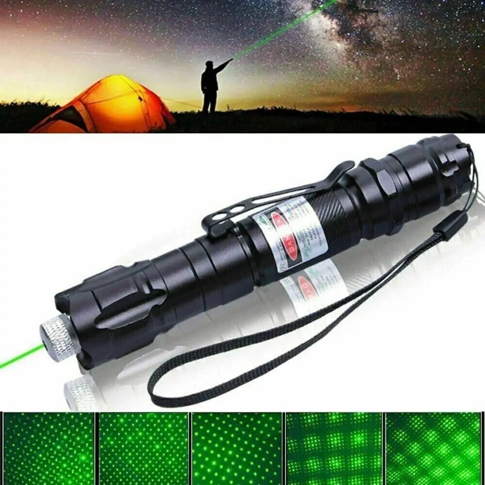 Laser Pointer Long-Range Green Beam USB Rechargeable