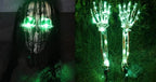 Lawn Stakes LED Skull Lights Battery-Operated