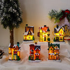 Lighted Christmas House Handcrafted Warm LED Weatherproof
