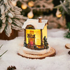 Lighted Christmas House Handcrafted Warm LED Weatherproof