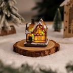 Lighted Christmas House Handcrafted Warm LED Weatherproof