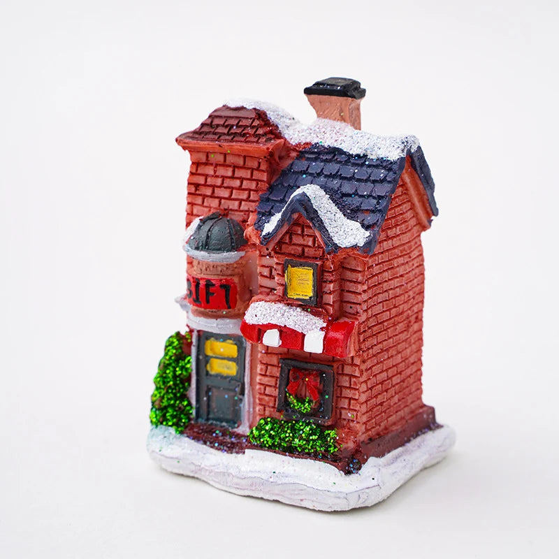 Lighted Christmas House Handcrafted Warm LED Weatherproof