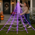 Lighted Spider Web 5m Battery-Operated Indoor & Outdoor