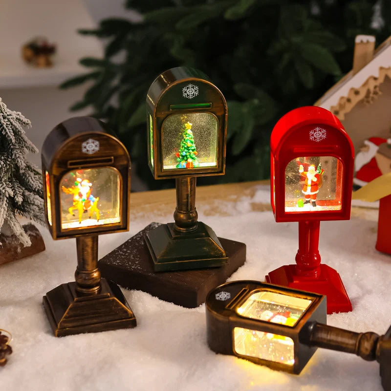 Mailbox Decoration Illuminated LED Tabletop Durable Plastic