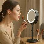 Makeup Mirror LED Stepless Dimming 10x Magnification