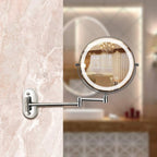 Makeup Mirror Touch-Controlled LED Rechargeable 10x Magnification
