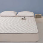 Mattress Pad Temperature-Regulating Quilted Air-Channel Anti-Slip Backing
