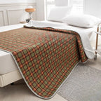Mattress Pad Temperature-Regulating Quilted Air-Channel Anti-Slip Backing