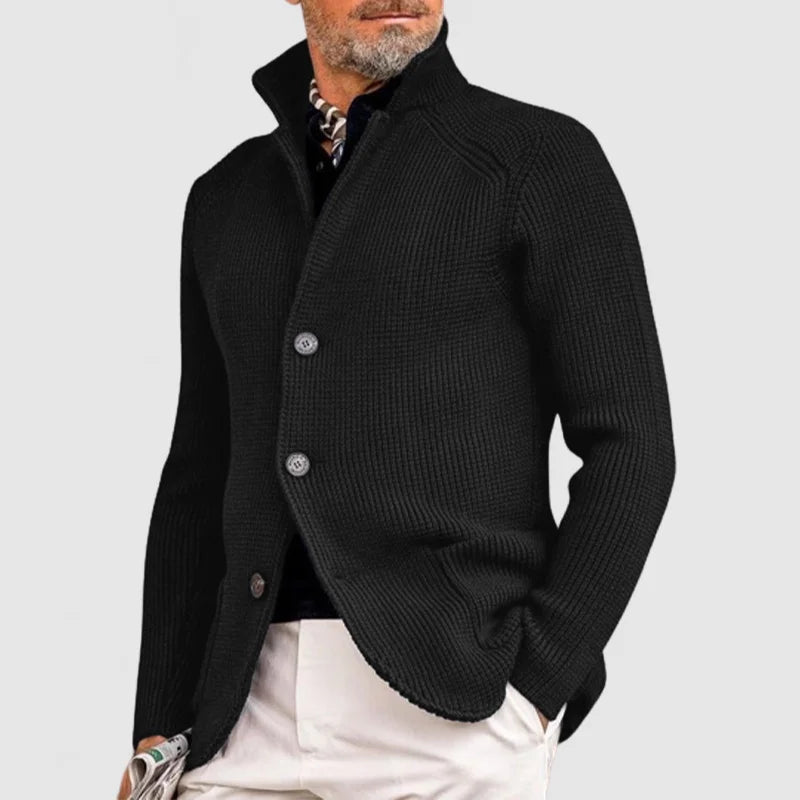 Men's Knitted Gilet Polyester With Pockets