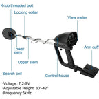 Metal Detector Waterproof Coil Dual Modes Adjustable Height