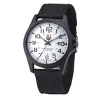 Military Watch Water-Resistant Woven Nylon Strap