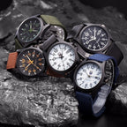 Military Watch Water-Resistant Woven Nylon Strap