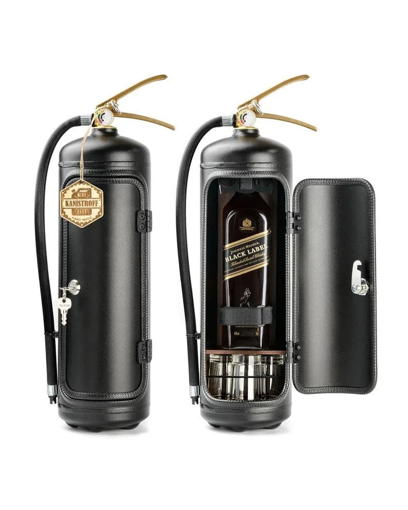Mini Bar Bottle Safe Metal Double Lock