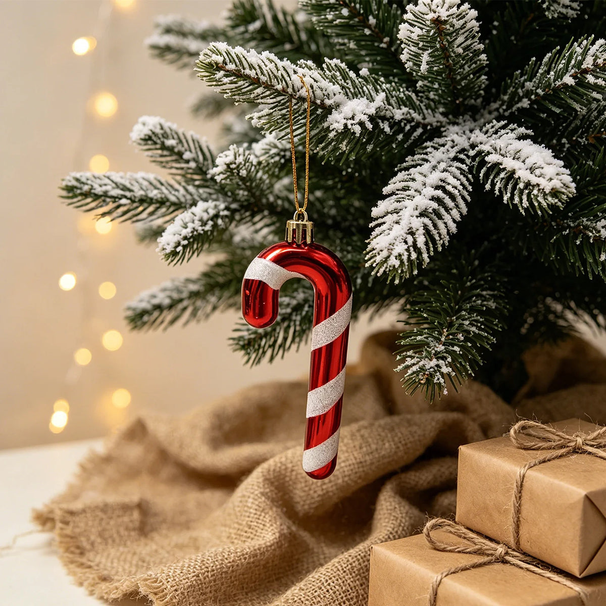 Mini Christmas Tree Compact LED Snowman Accent