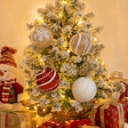 Mini Christmas Tree Compact LED Snowman Accent