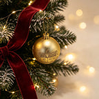 Mini Christmas Tree Compact LED Snowman Accent