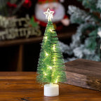 Mini Fir Compact Tabletop Built-In LED Lights