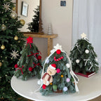 Mini Tabletop Tree 13.8 Inch Pom-Pom & Teddy Bear