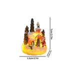 Miniature Snow Scene Light Handcrafted Soft LED No Batteries