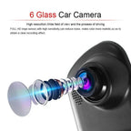 Mirror Dash Cam Dual Front & Rear Full HD