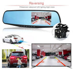 Mirror Dash Cam Dual Front & Rear Full HD