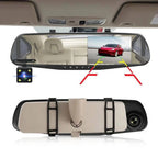Mirror Dash Cam Dual Front & Rear Full HD