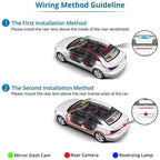Mirror Dash Cam Dual Front & Rear Full HD