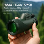 Monocular Ultra-Zoom Multi-Coated HD Glass