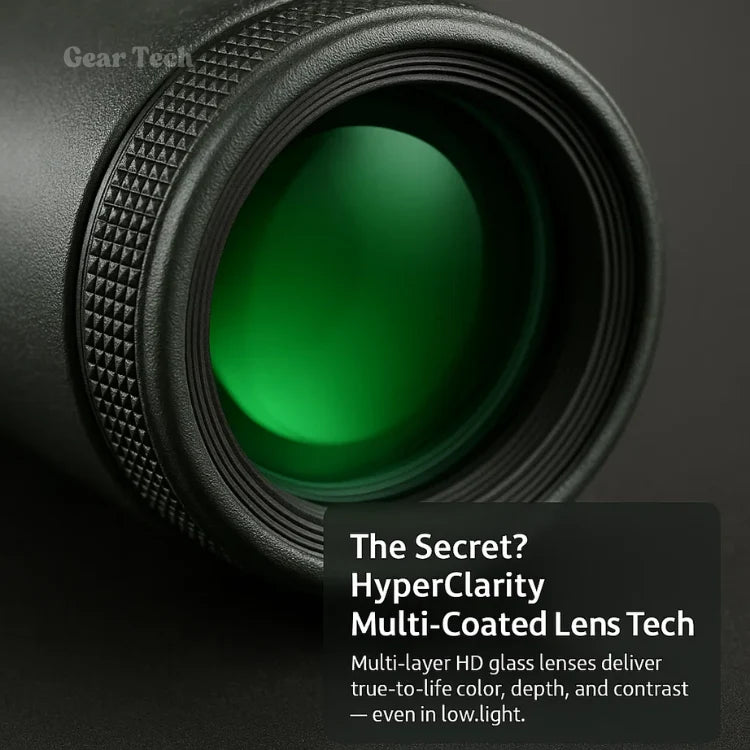 Monocular Ultra-Zoom Multi-Coated HD Glass