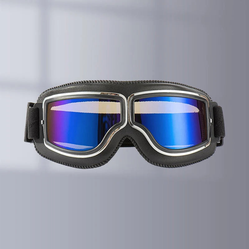 Motorcycle Goggles Fits Over Glasses Scratch-Resistant Lens