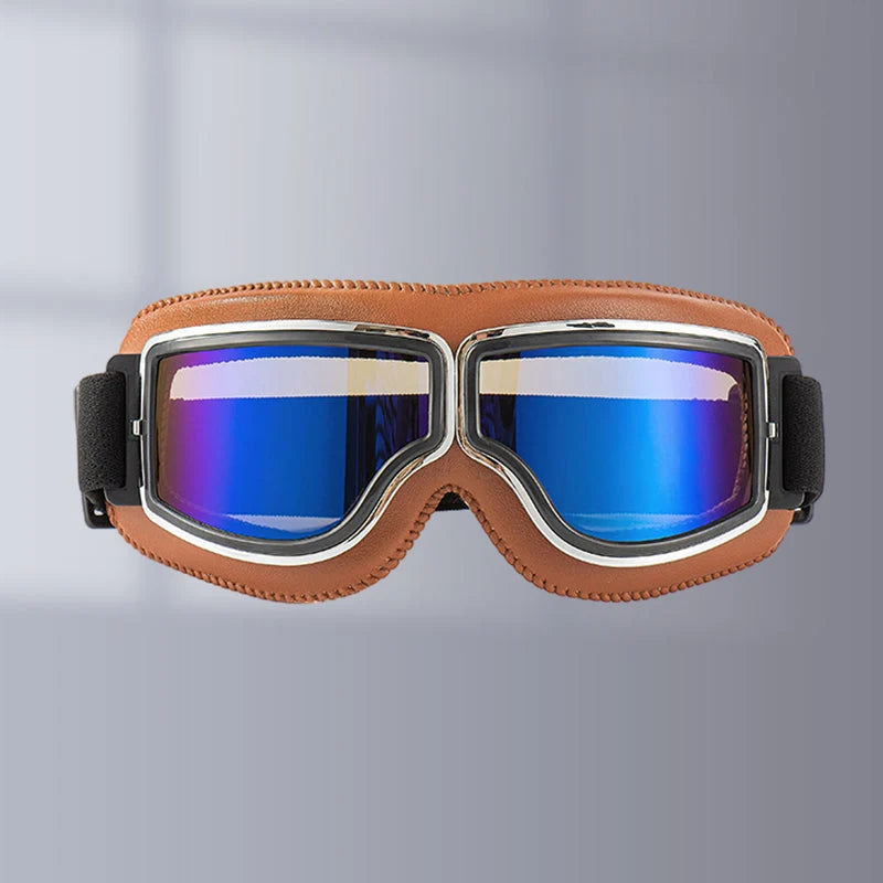 Motorcycle Goggles Fits Over Glasses Scratch-Resistant Lens
