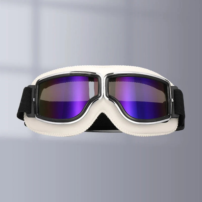 Motorcycle Goggles Fits Over Glasses Scratch-Resistant Lens