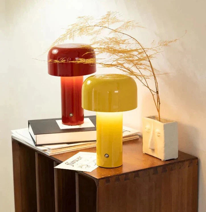 Mushroom Table Lamp Rechargeable & Cordless LED