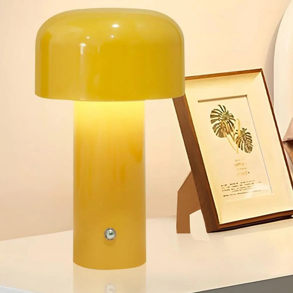 Mushroom Table Lamp Rechargeable & Cordless LED