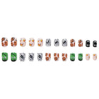Nail Art Decorations Halloween Motifs Long-Lasting Set of 24