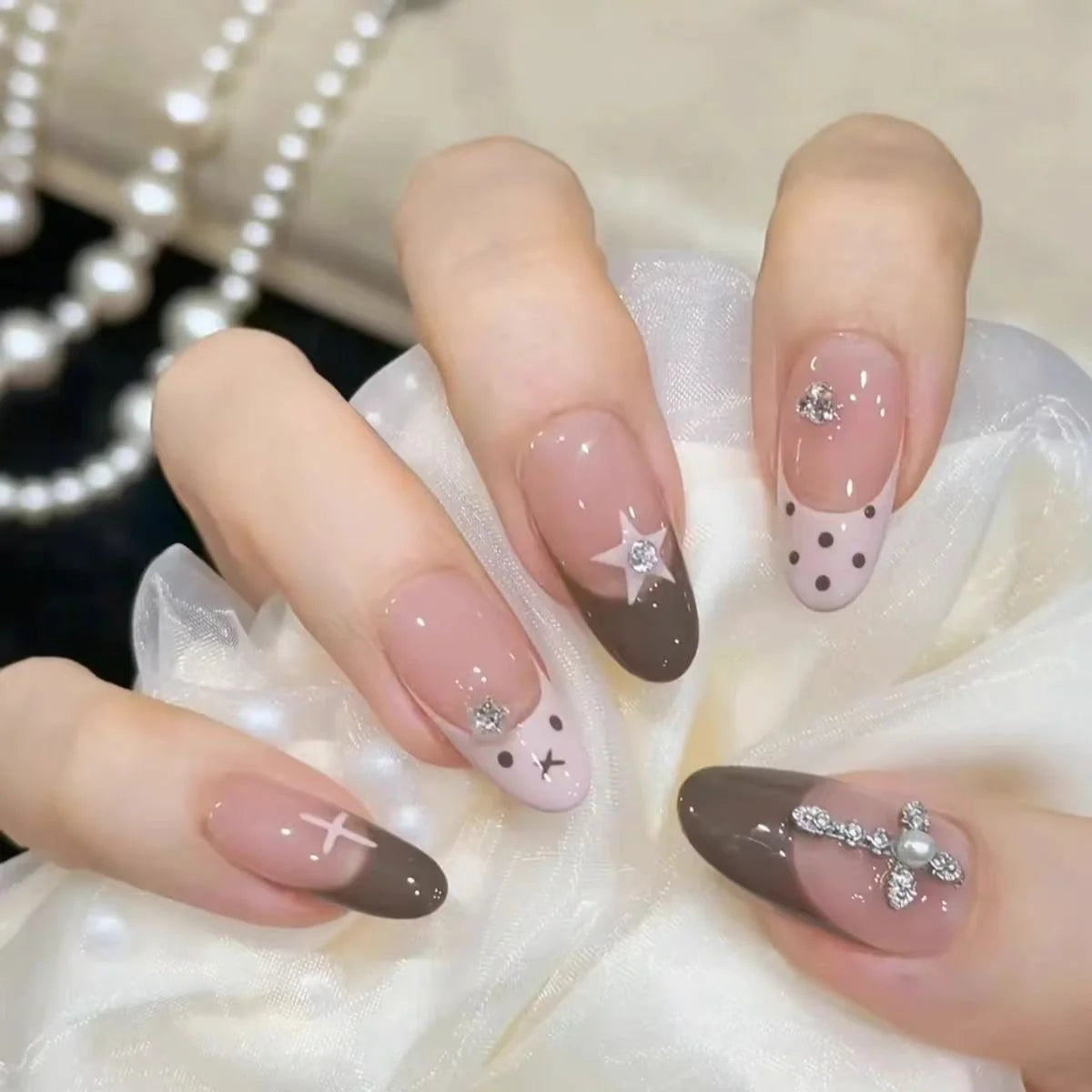 Nail Art Extensions Ombre Gradient Lightweight & Easy Application