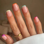 Nail Art Kit Creative French Tips Long-Lasting
