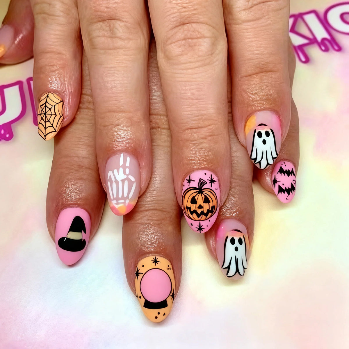 Nail Art Set Halloween Designs & Easy Application